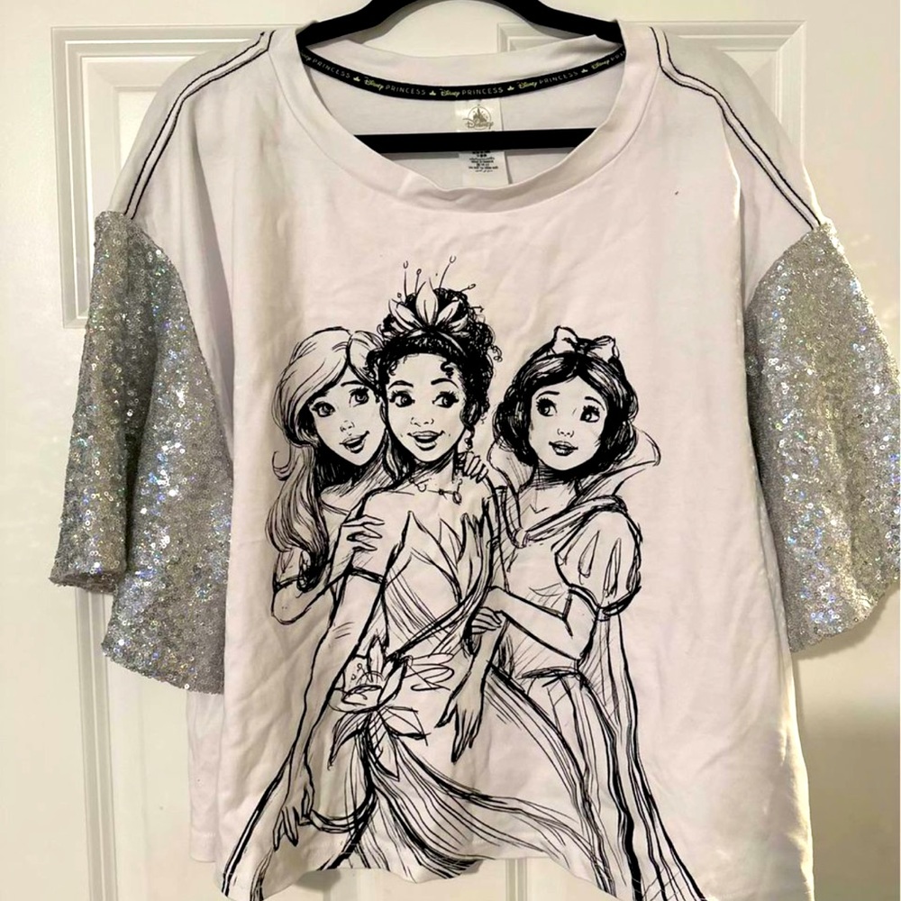 Disney Princess Sketch crop top